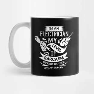 Funny Sarcastic Journeyman Electrician Wireman Linesman Gift Mug